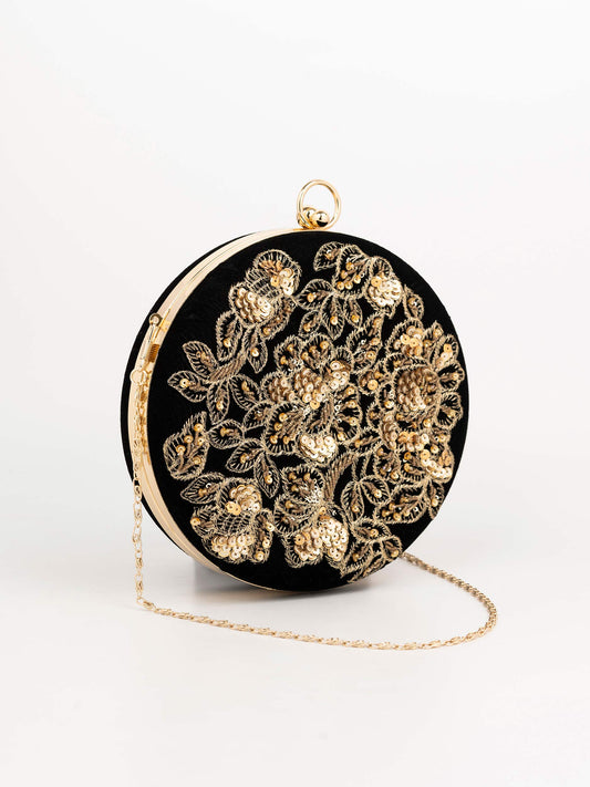 Embroidered Clutch