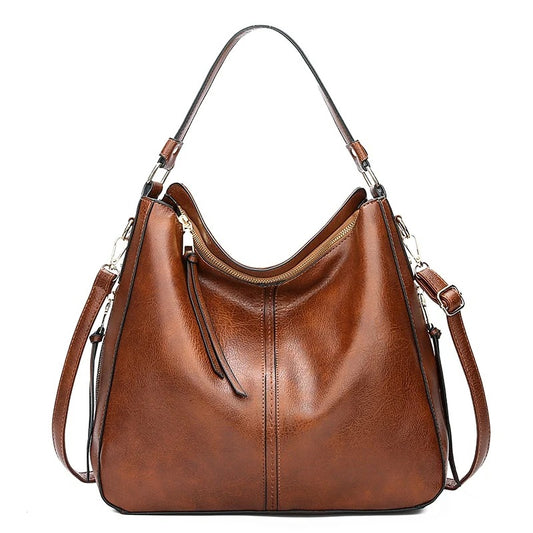 Leather Shoulder Handbag for Women